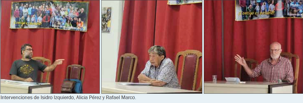 Pepe en la clase de un colegio de Algeciras